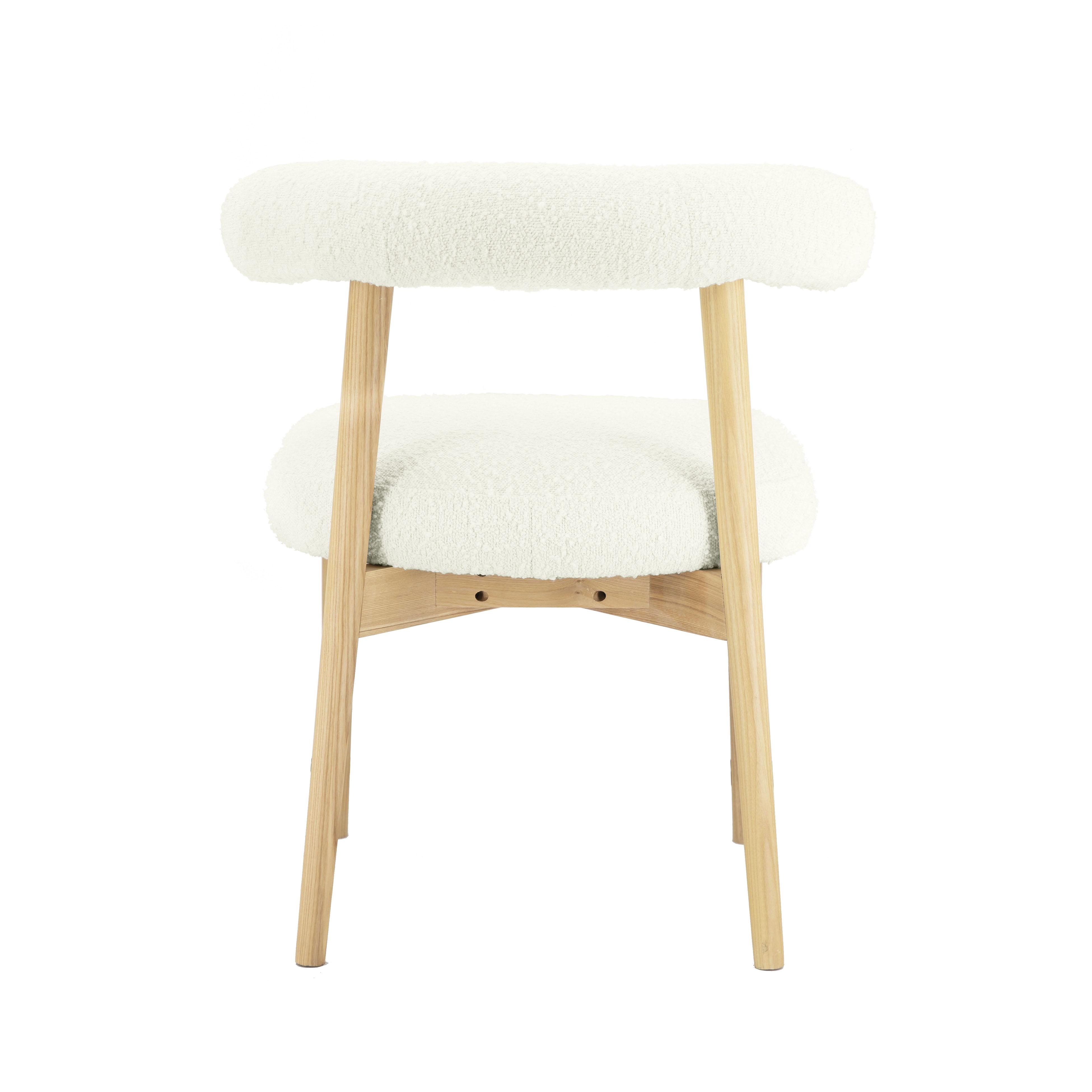 Spara Cream Boucle Side Chair - Image 2