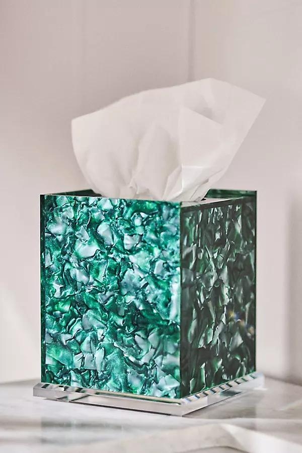 Tortoise Acrylic Tissue Box Cover - Image 0