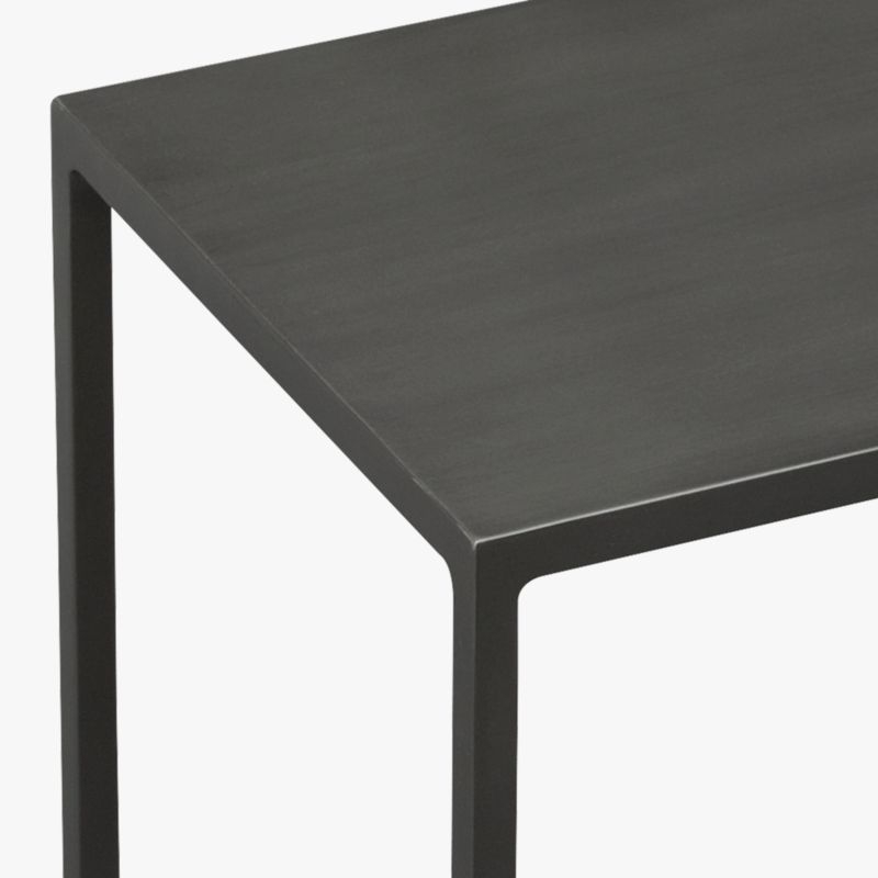 Mill Grey Metal Console Table 56" - Image 3