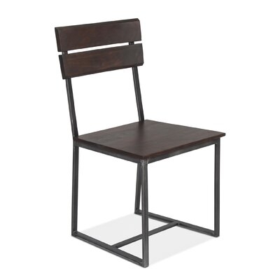 Manderup Ladder Back Side Chair in Dark Brown (Set of 2) - Image 0