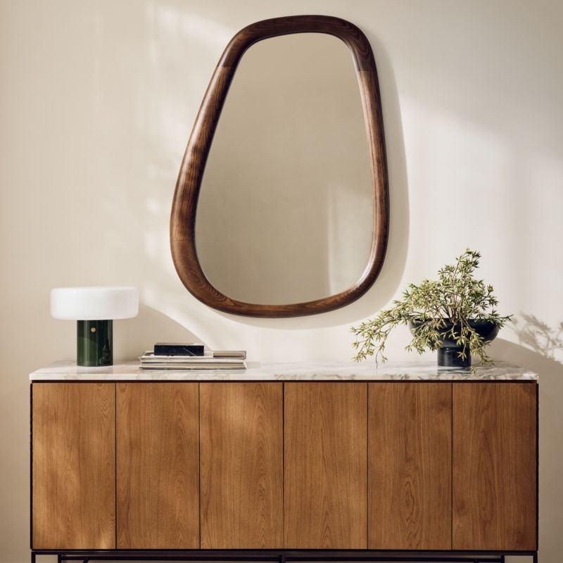 Kalle Wood Wall Mirror 35"x48" - Image 3