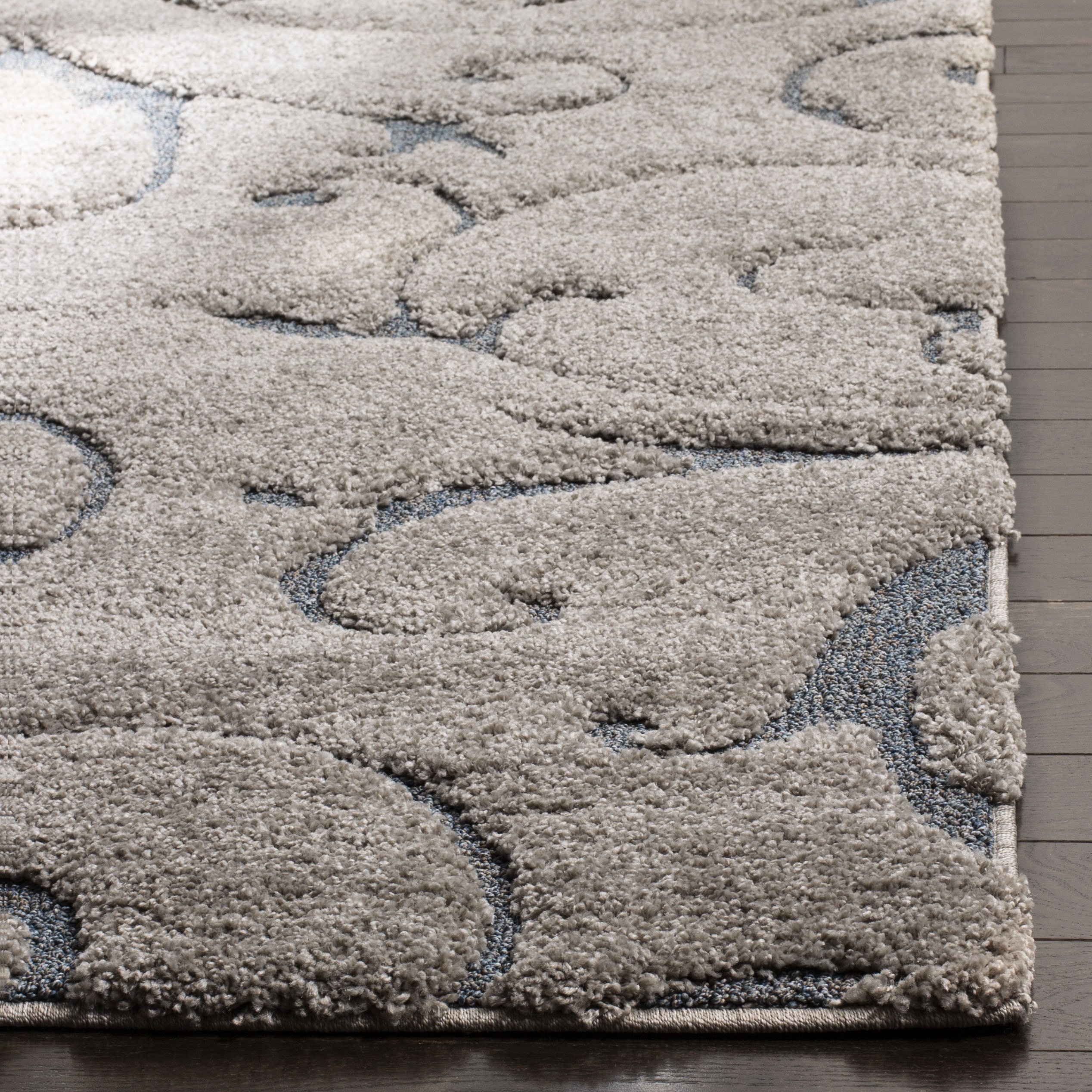 Arlo Home Woven Area Rug, SG455-1160, Cream/Light Blue,  4' X 6' - Image 2