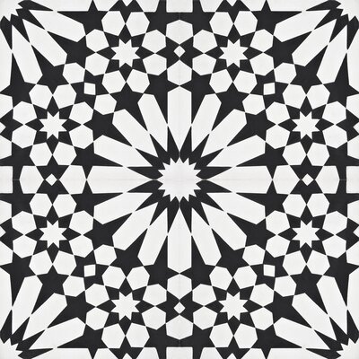 Agdal 8" x 8" Cement Patterned Wall & Floor Tile - Image 0