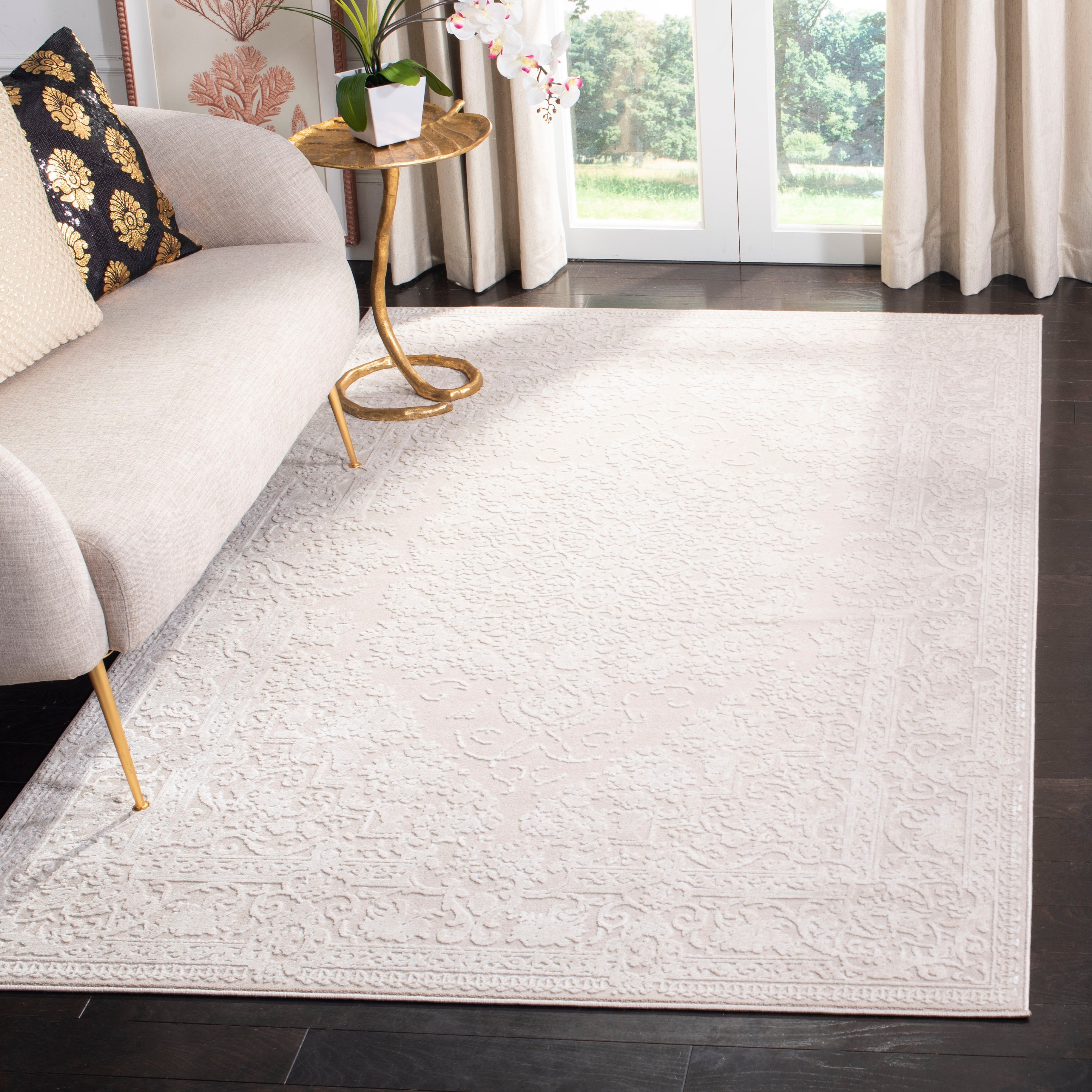Arlo Home Woven Area Rug, RFT664D, Cream/Ivory,  6' X 9' - Image 1