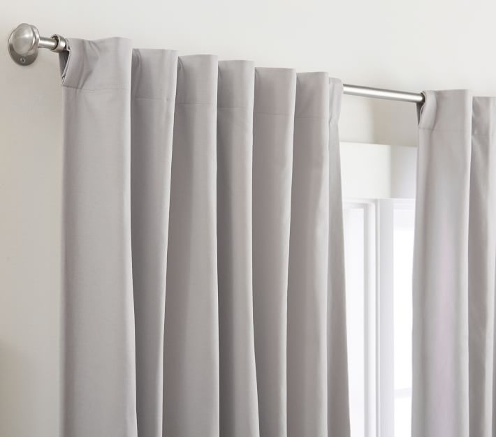 Soothing Sleep Noise Reducing Blackout Curtain, Gray, 44" x 96", Set of 2 - Image 2