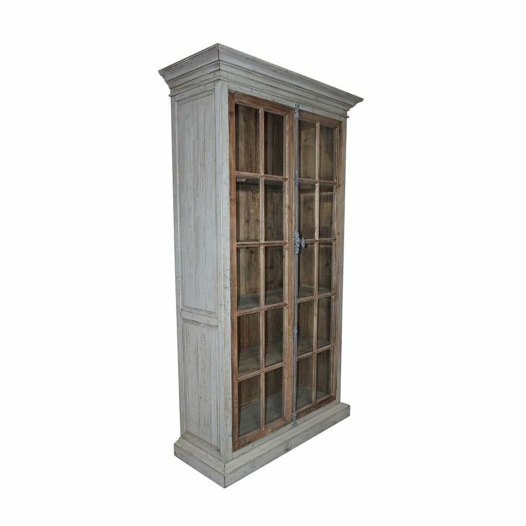 White x White Mallory Vitrine 85"" Standard Bookcase - Image 0