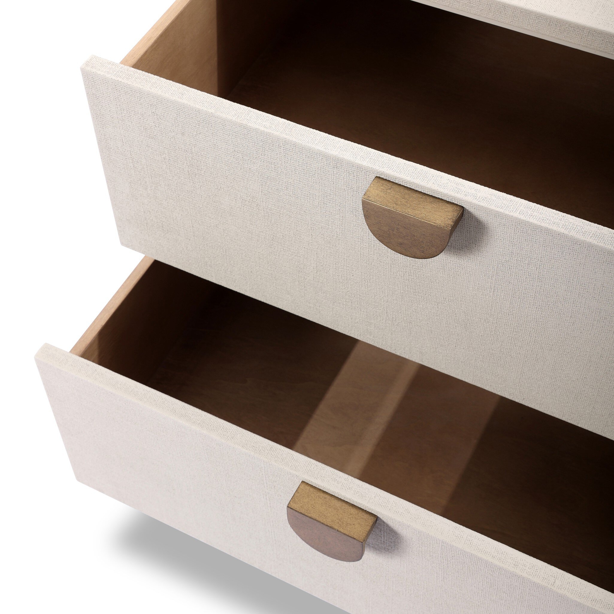 Cressida Nightstand - Ivory Painted Linen - Image 10