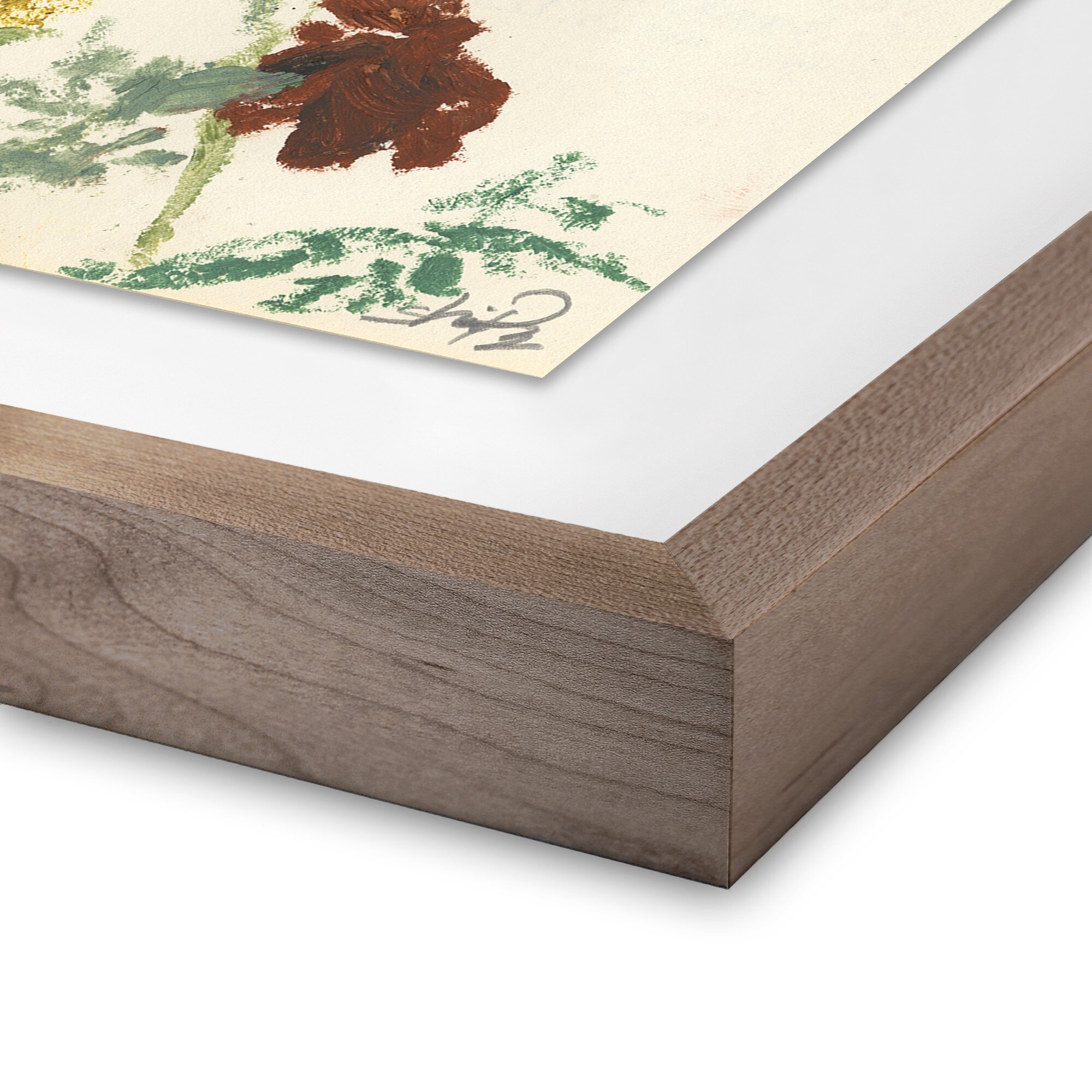 Meadow Rue 1 by Shaina Page - Rustic 2.5 Walnut - Image 1