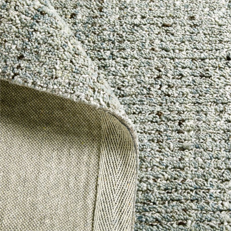 Vienne Performance Wool Handwoven Light Blue Area Rug 12'x15' - Image 3