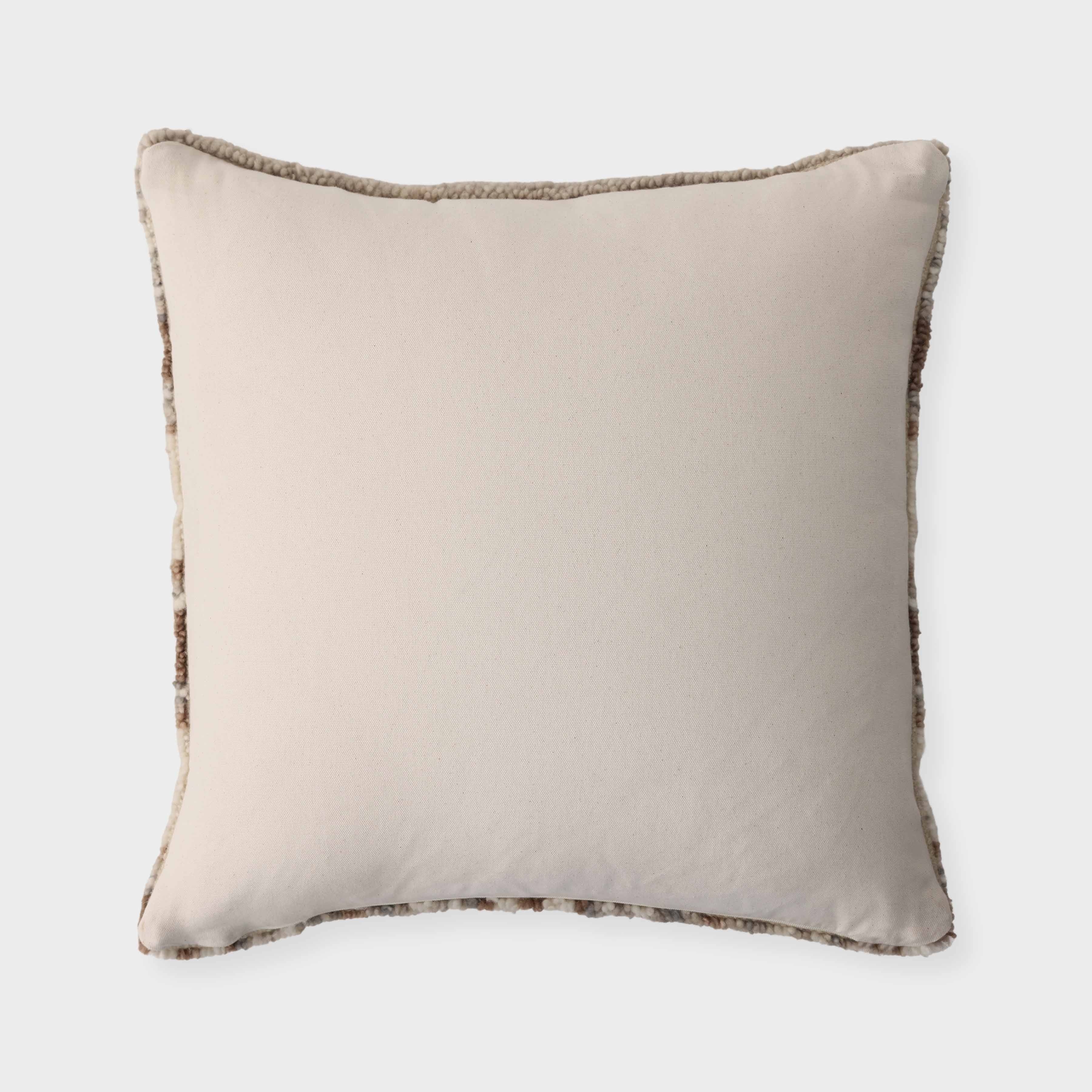 The Citizenry Hana Hand-Knotted Pillow | 20x20 | Blue - Image 6