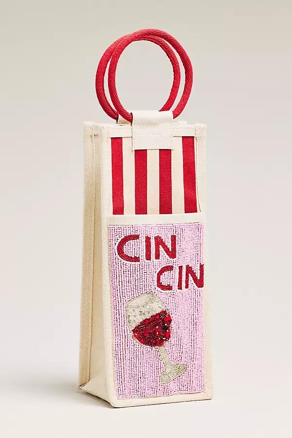 Beaded Wine Holder Tote - Image 0