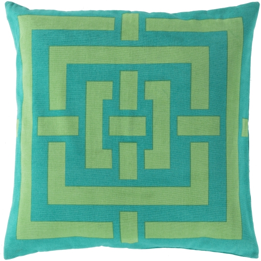 Circles & Squares Throw Pillow, 20" x 20", pillow cover only - Image 0