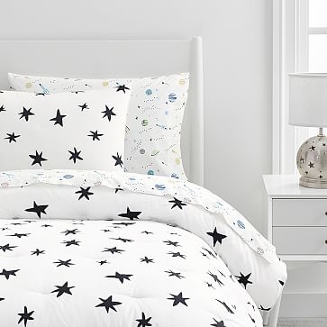 Space Sheet Set, Standard Pillowcase, Multi, WE Kids - Image 3