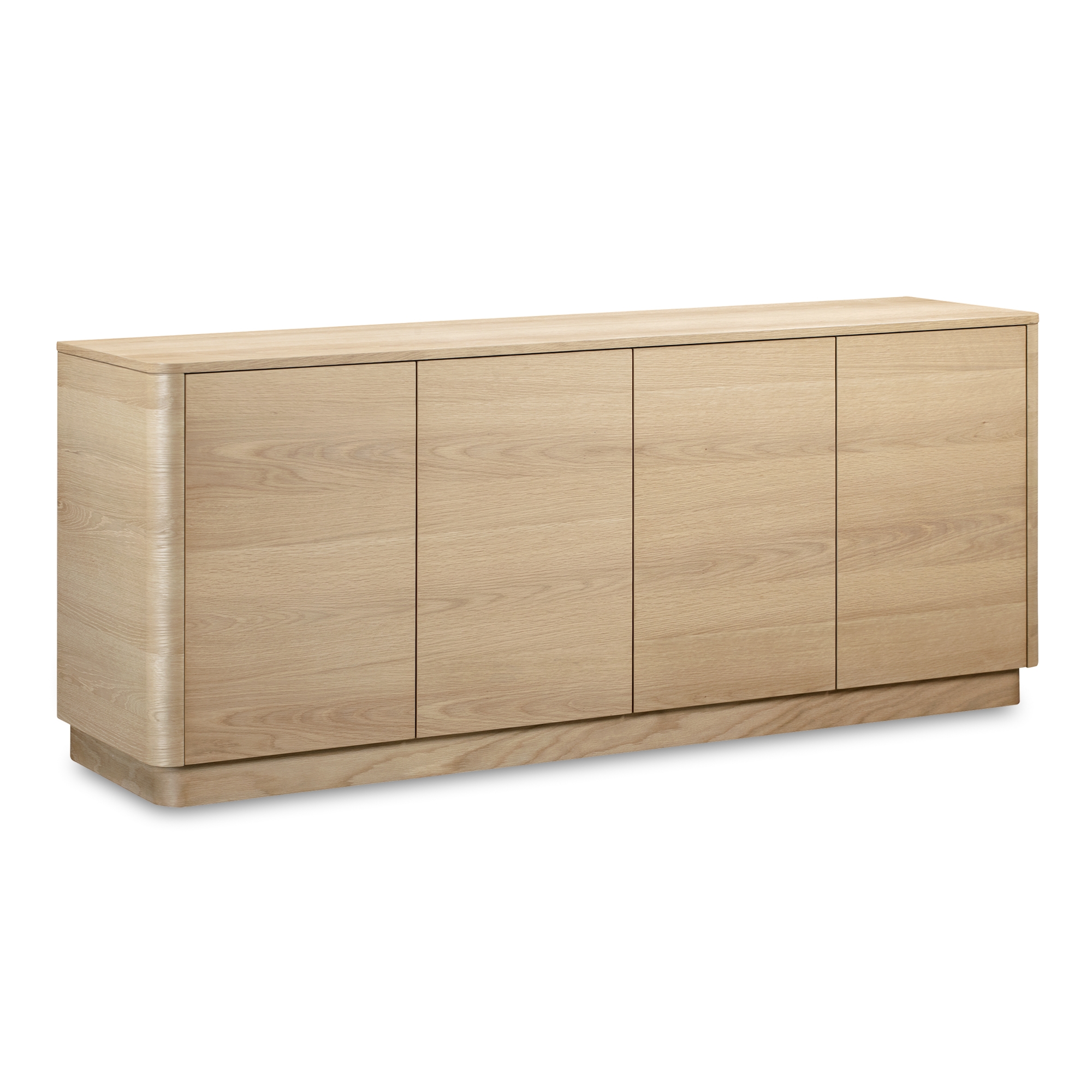 Round Off Sideboard Natural Oak - Image 1