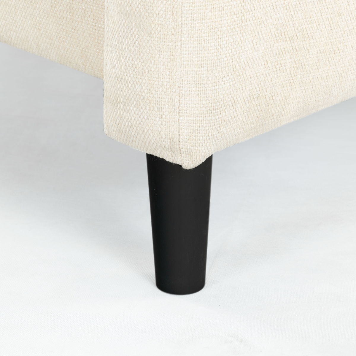 Nathaniel Tufted Back Accent Chair - Creme - Image 5
