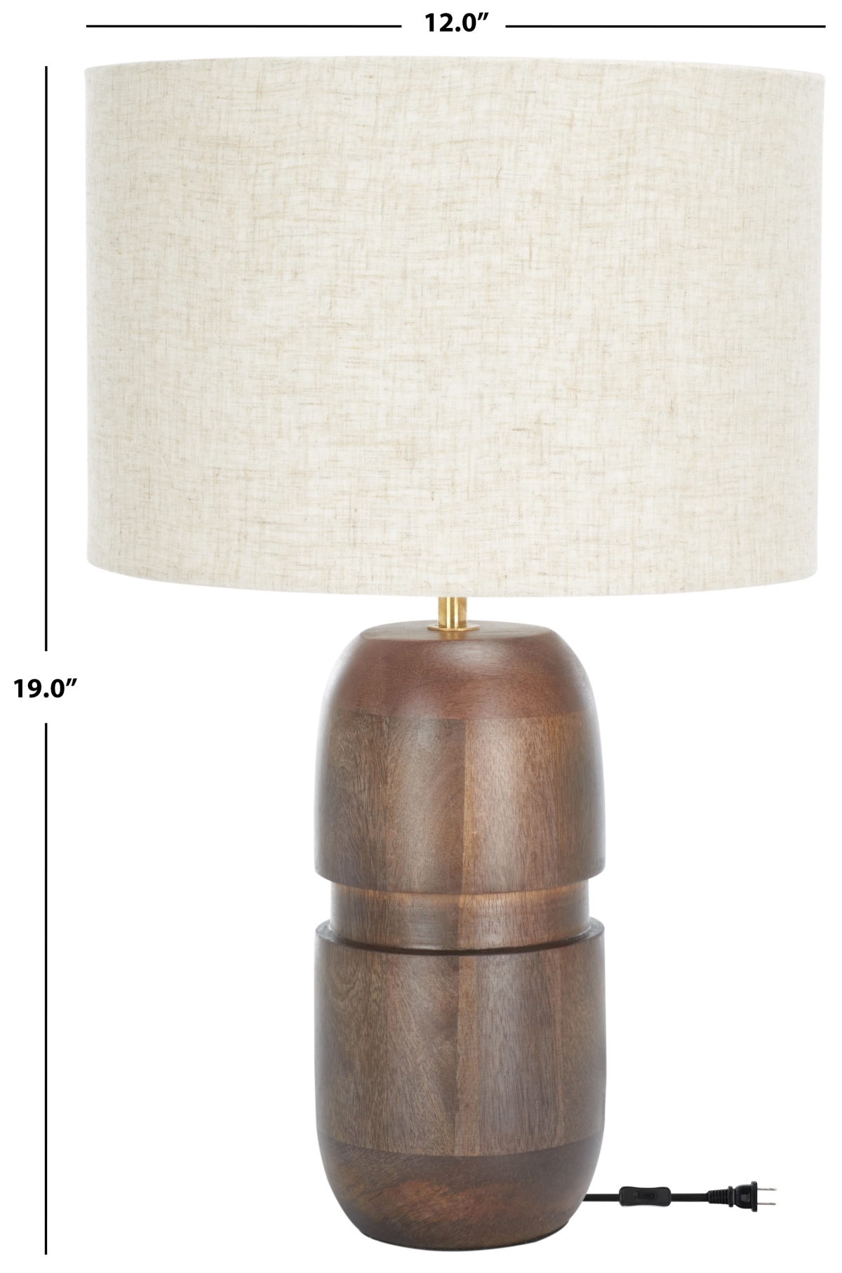 Nami 19" Table Lamp - Natural - Image 0