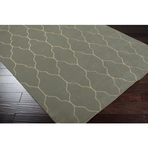 Gates Green Indoor 5' x 8' Handmade Rug - Image 2
