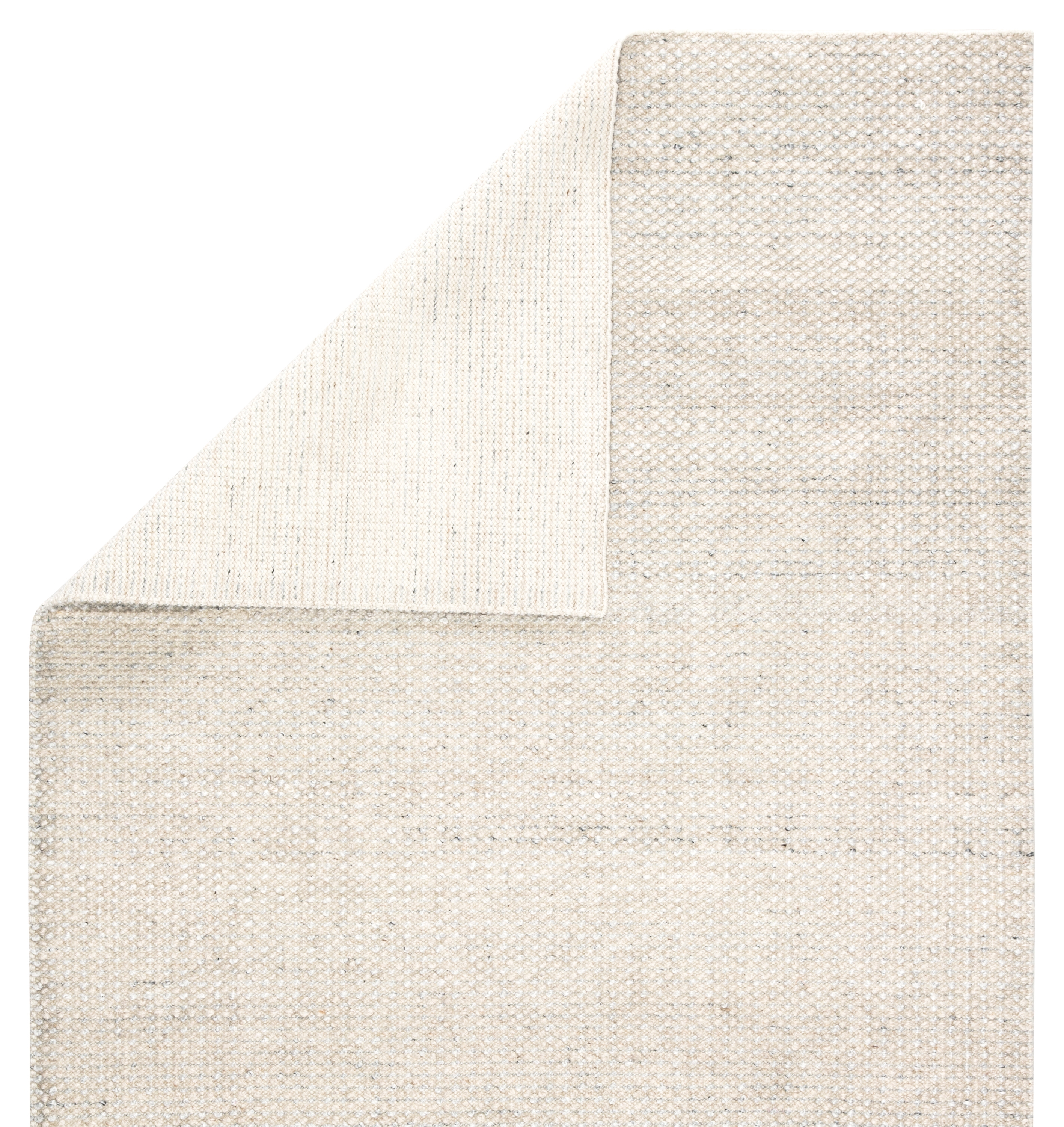 Limon Indoor/ Outdoor Solid Ivory/ Gray Area Rug (10'X14') - Image 2