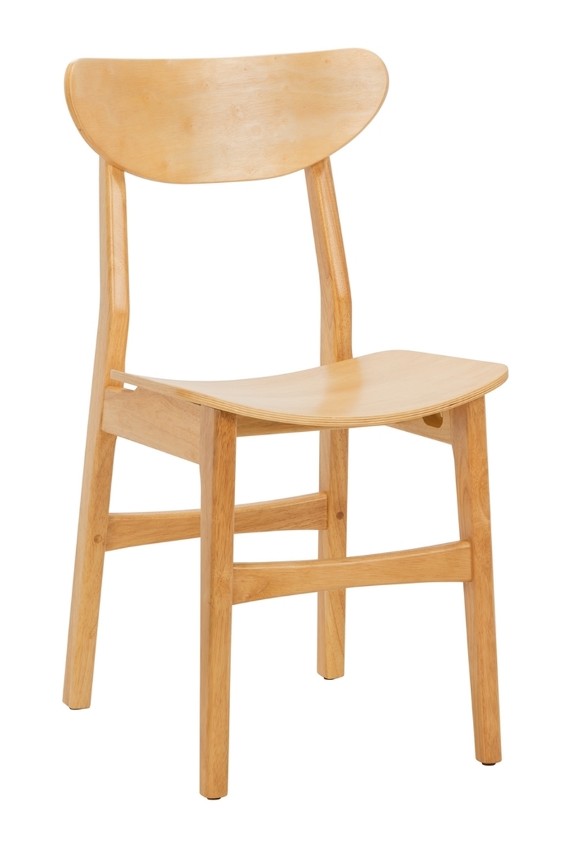Lucca Retro Dining Chair - Natural - Safavieh - Image 5