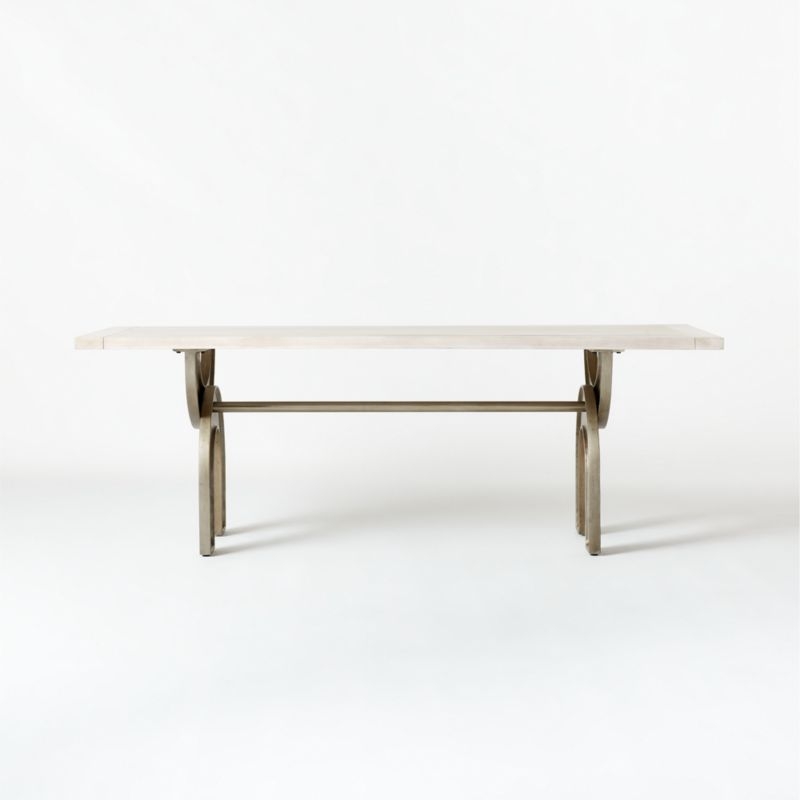 Mare Whitewashed Dining Table - Image 1