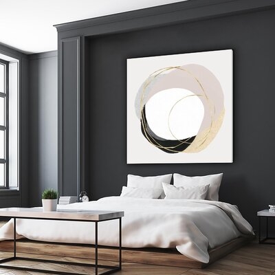 'Ring Of Gold Ii' Fine Art Giant Canvas Print 72"X72" - Image 0