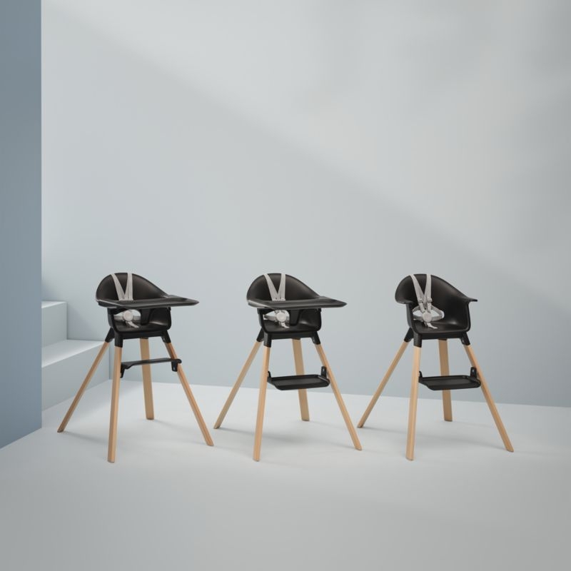 Stokke Clikk Black/Natural Baby High Chair with Adjustable Footrest - Image 3