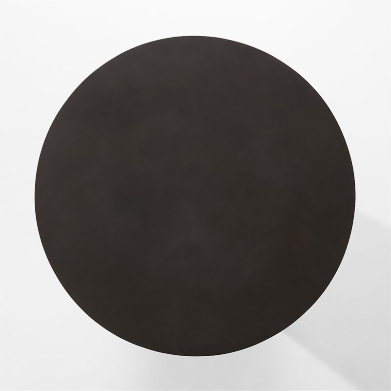 Lola 45" Round Black Concrete Dining Table - Image 3