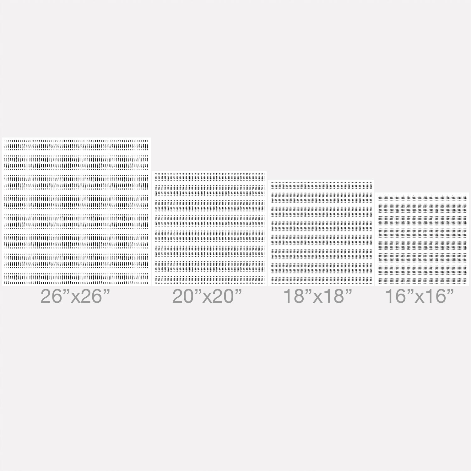 Dash Dot Stripes Black White by Little Arrow Design Co - Outdoor Throw Pillow 20" x 20" - Image 1