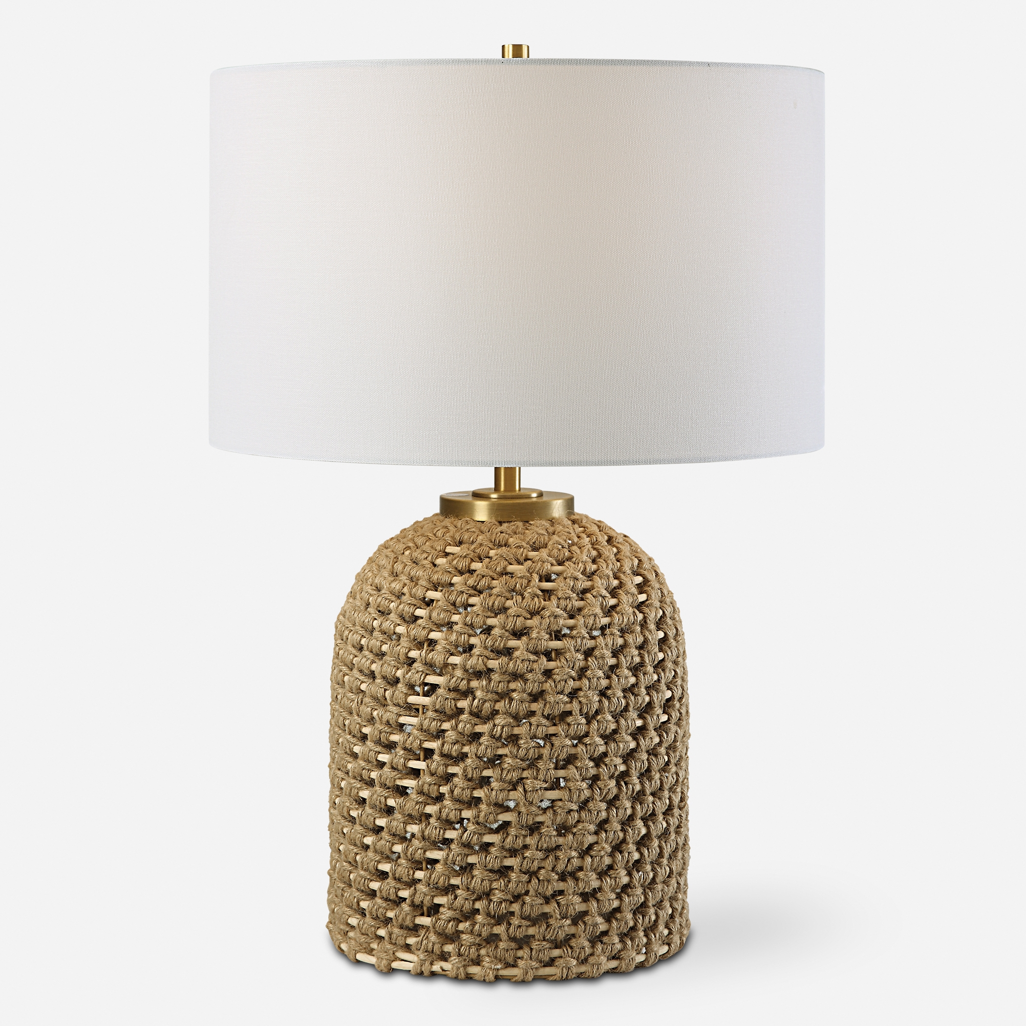 Kendari Rope & Rattan Table Lamp - Image 0