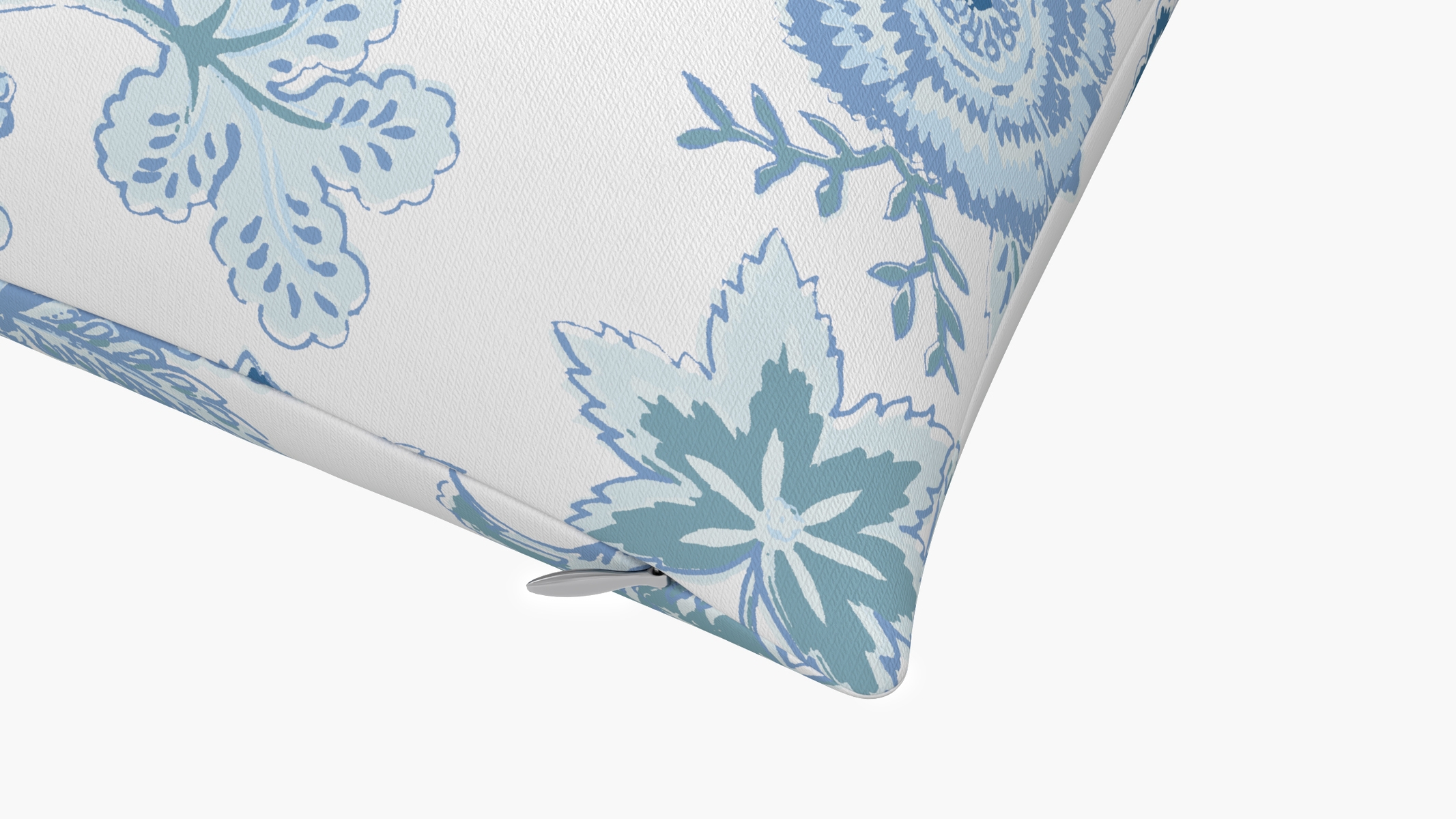 Outdoor 22" Throw Pillow, Delft La Vendee, 22" x 22" - Image 1