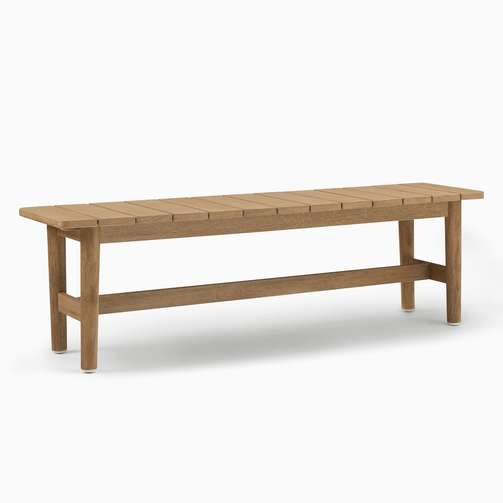 Hargrove Outdoor Dining Bench, 64 Inches, Reef - Image 0