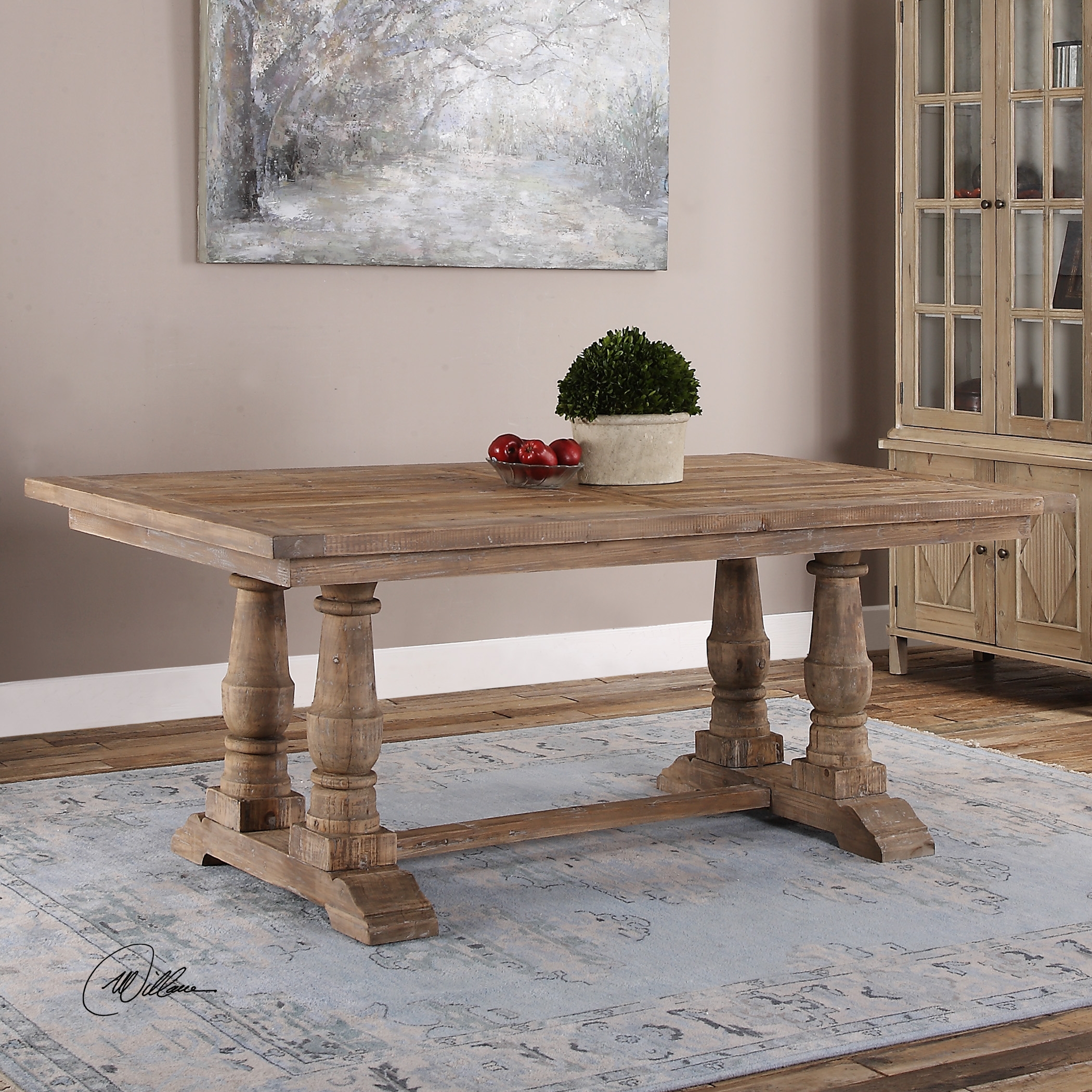 Stratford Wood Dining Table - Image 2