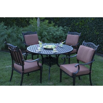 Roosevelt 5 Piece Dining Set with Cushions - Image 0