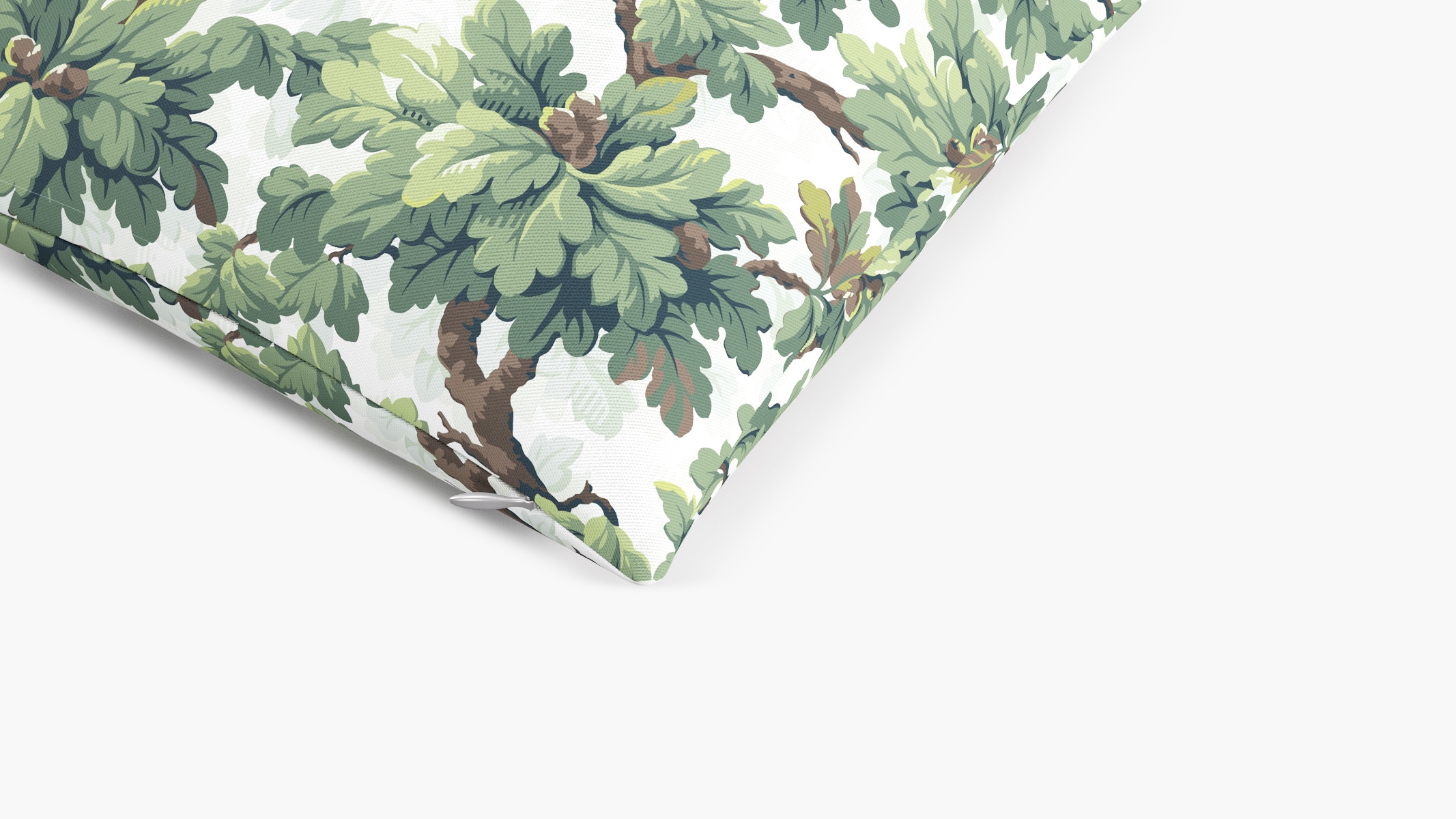 Throw Pillow 16", Vert Woodland, 16" x 16" - Image 1