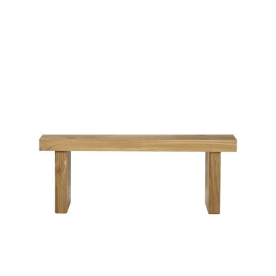 Emelia Bench - Small / Natural Oak Without Seat Pad - Image 0