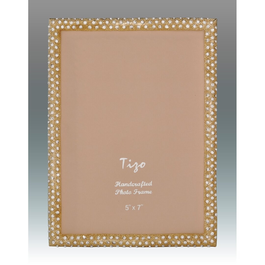 Tizo Metallic Bejeweled Picture Frame - Image 0