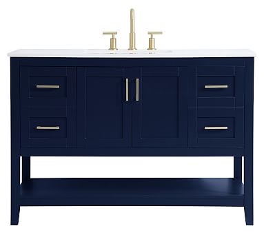 Blue Belleair Single Sink Vanity, 48" - Image 0