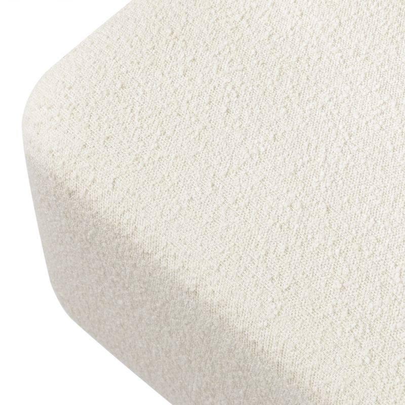 Babyletto Kiwi Ivory Boucle Nursery Gliding Ottoman - Image 2