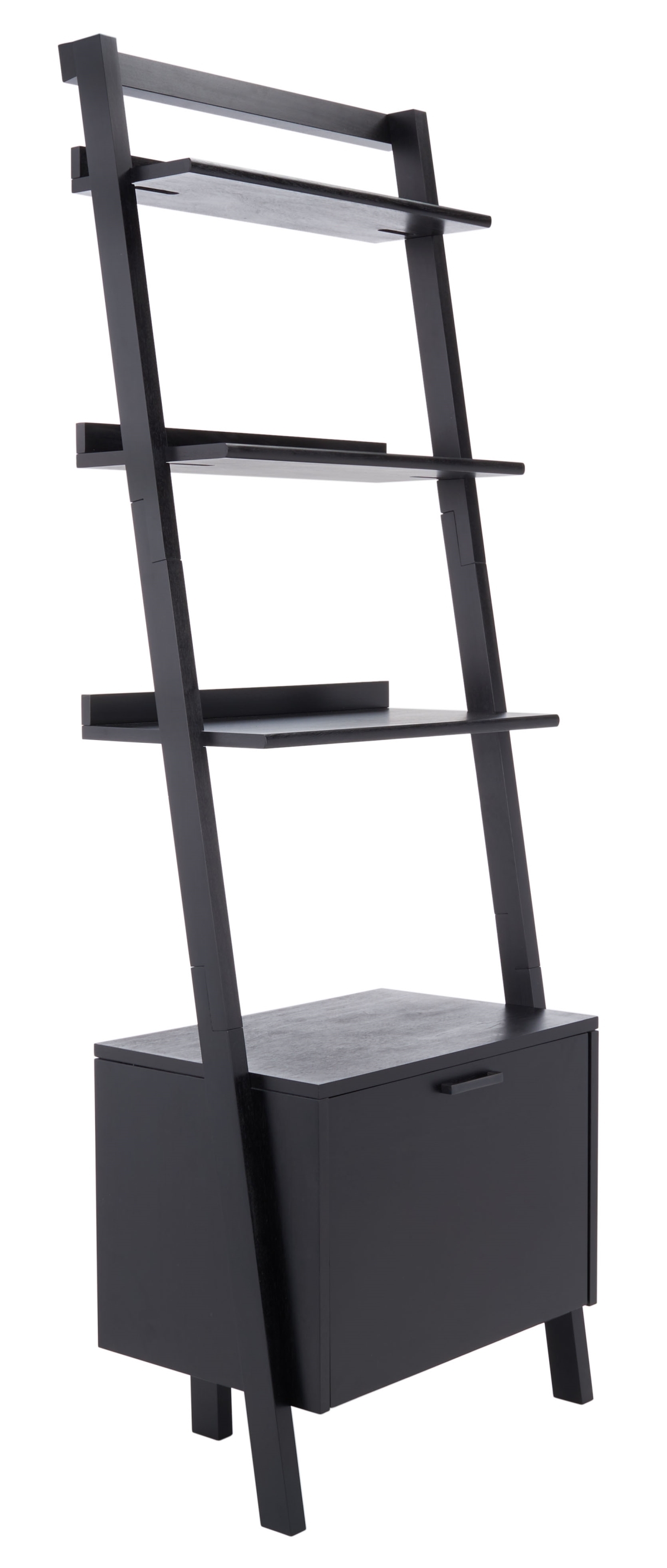 Lavina 3 Shelf 1 Door Etagere - Black - Safavieh - Image 7