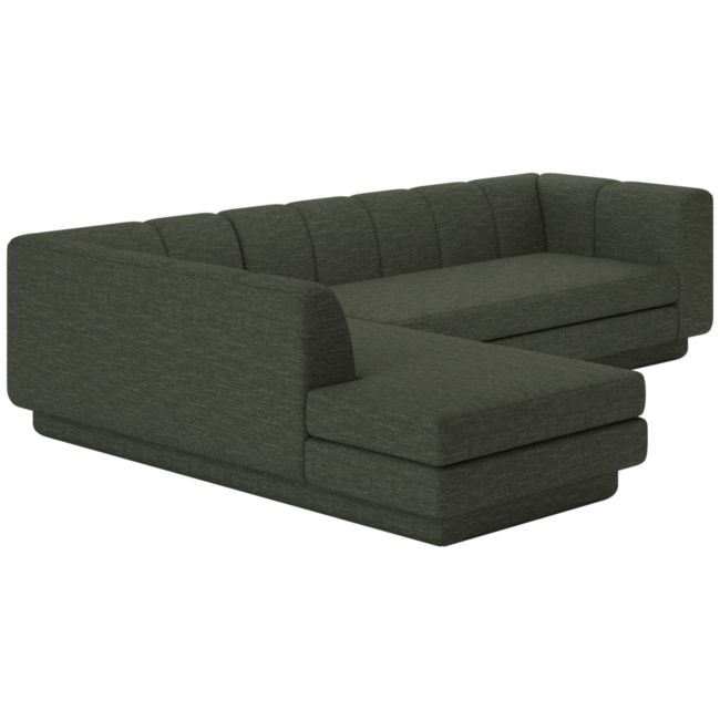 Yarrow 2-Piece L-Shaped Sectional Sofa with Left Arm Curious Evergreen - Image 0