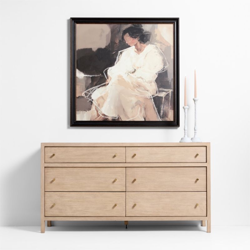 "As it Was" by Kichael Bonofiglio 44.5"x44.5" Framed Wall Art Print - Image 1