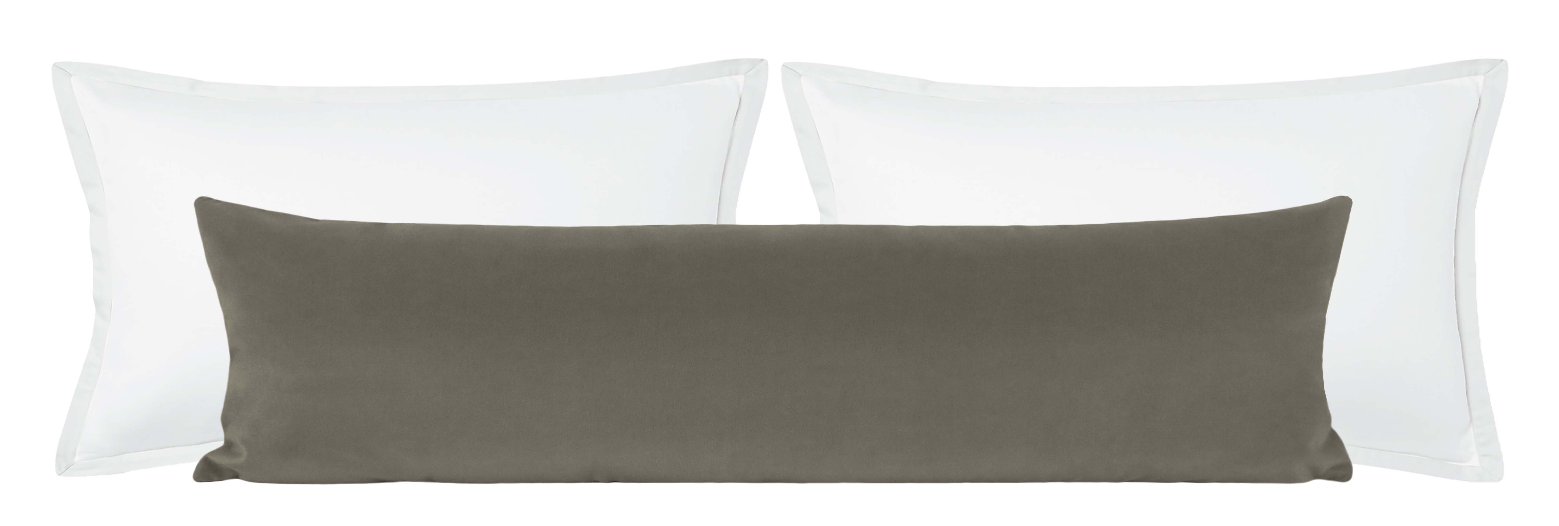 THE XL LUMBAR :: STUDIO VELVET // GREY - Sample 4" X 4" - Image 2