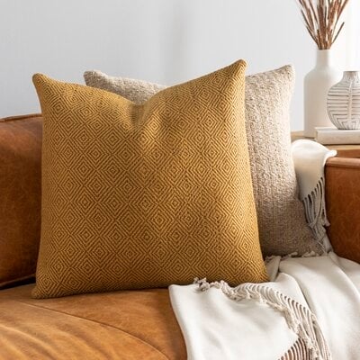 Trym Square Cotton Pillow Cover - Image 0