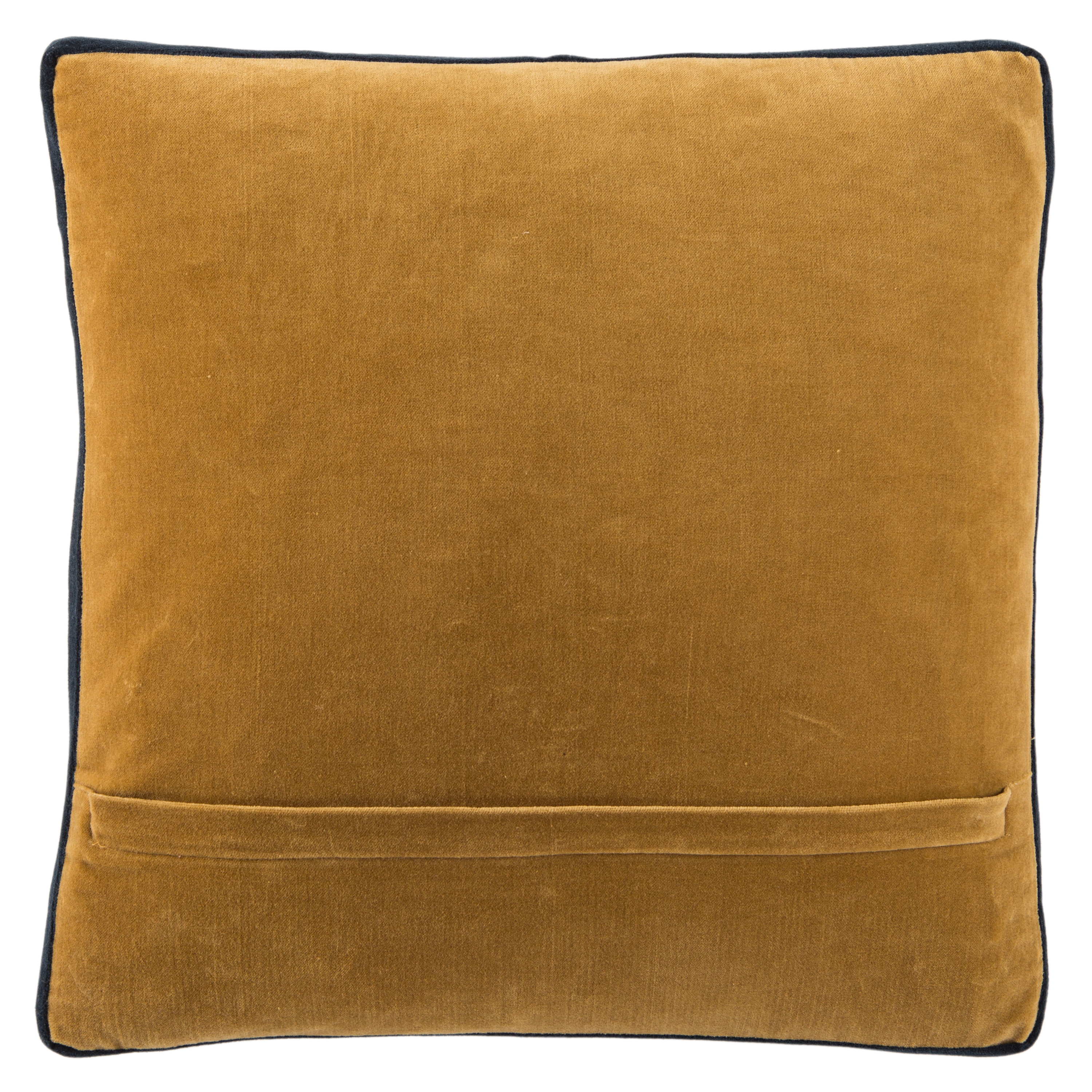 Design (US) Gold 18"X18" Pillow - Image 1