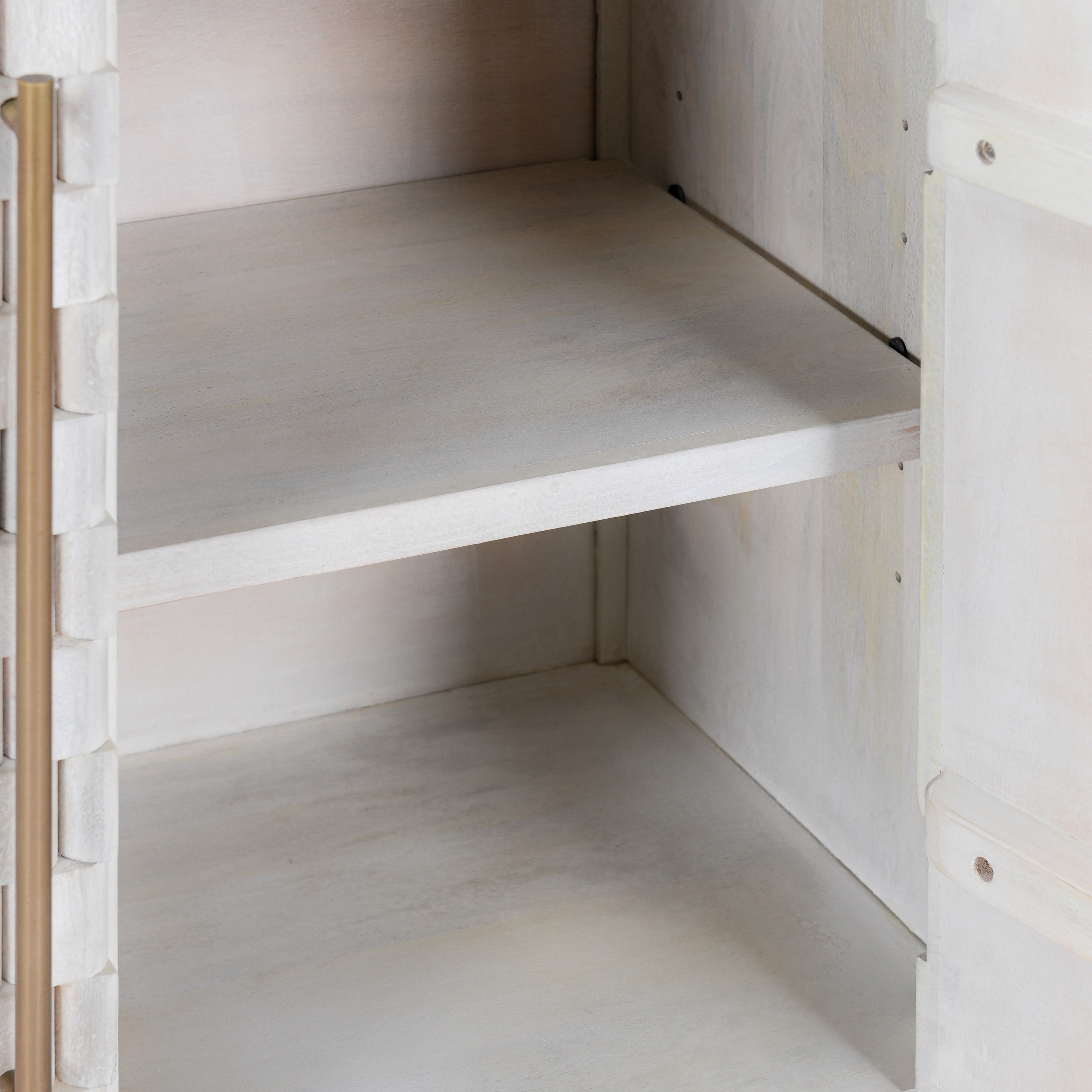 Norwood 4Dr Buffet White Wash - Image 6