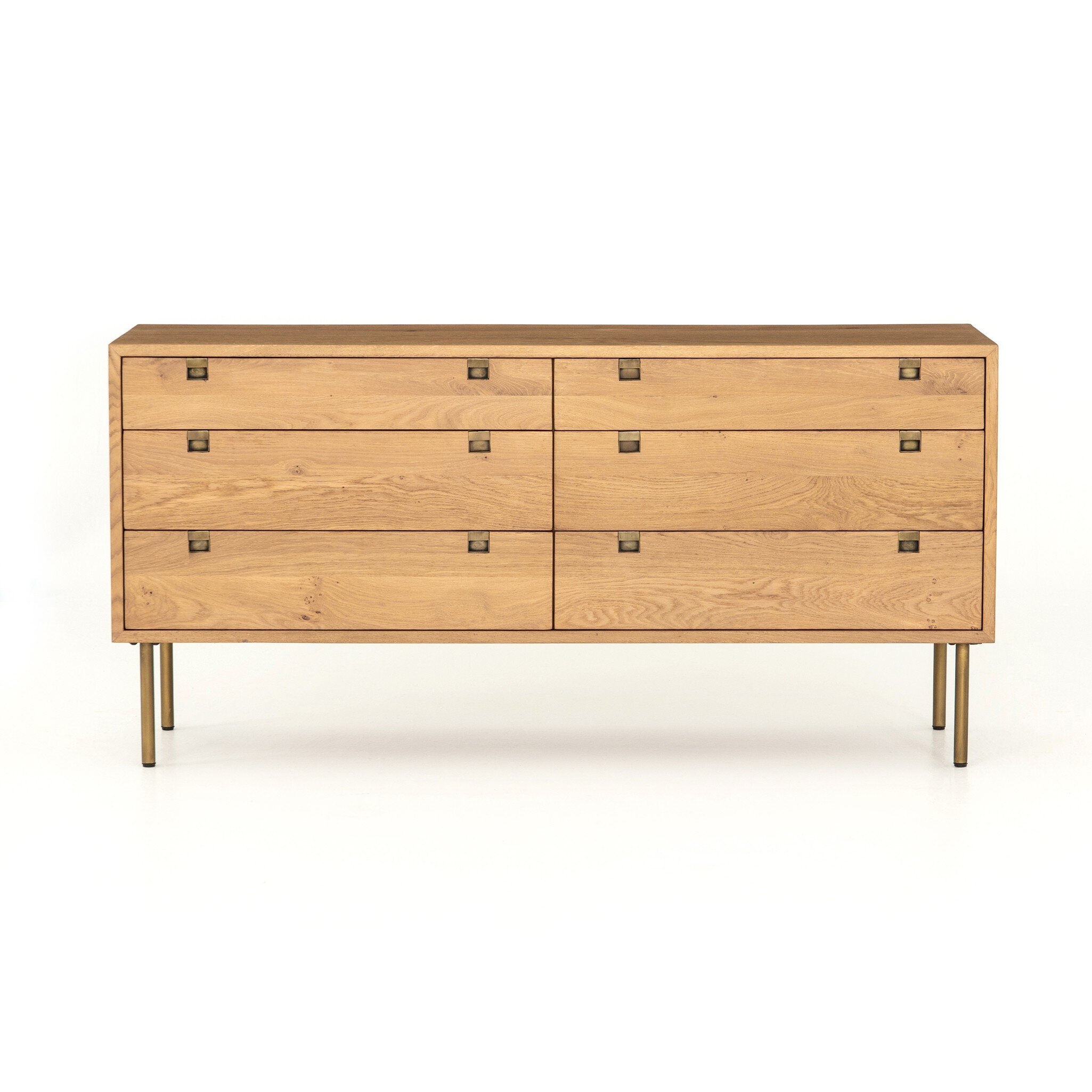 Carlisle 6 Drawer Dresser - Natural Oak - Image 0