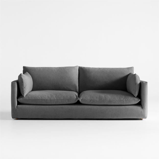 Unwind Slipcovered 92" Sofa - Image 0