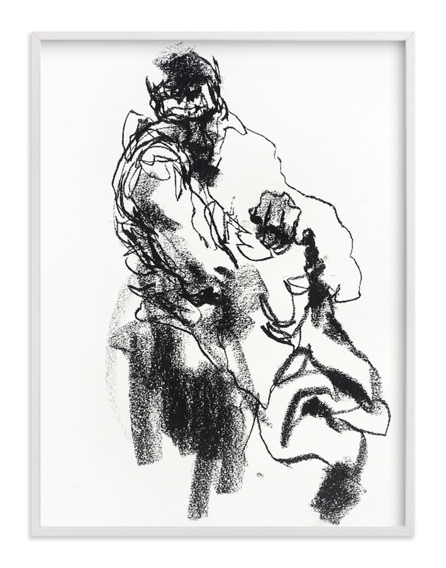 Drawing 469 - Draped Figure Limited Edition Fine Art Print 1 - Image 0