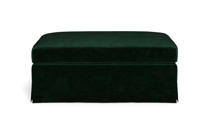 Sloan Slipcovered Ottoman - Image 0