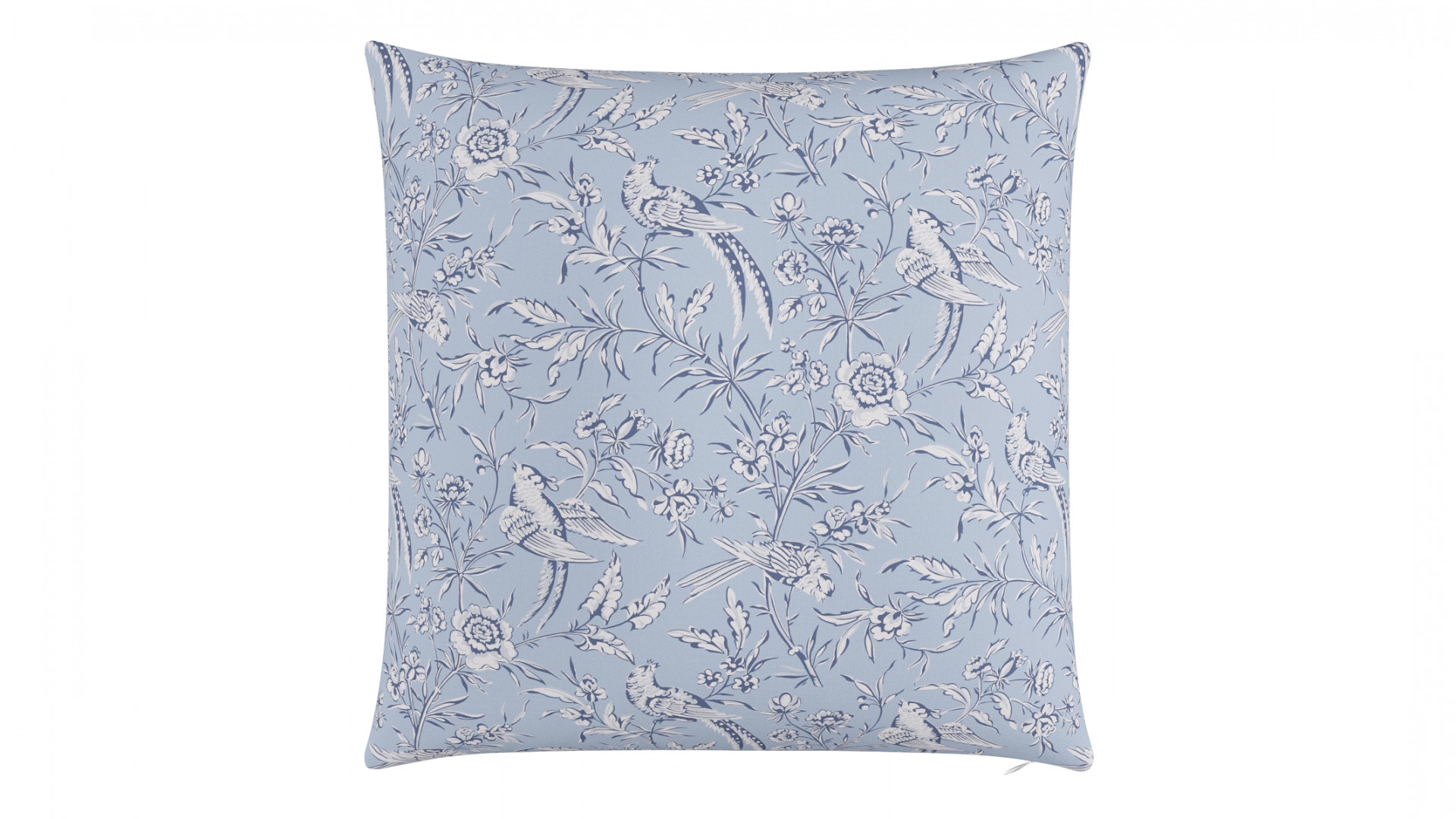 Throw Pillow 26", Blue Aviary, 26" x 26" - Image 0